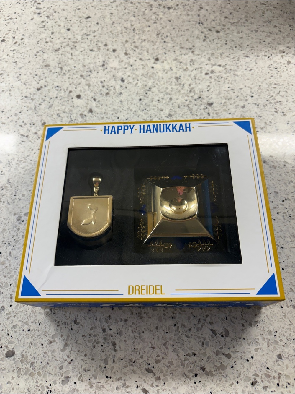 Disney Mickey Mouse Gold Dreidel Gift Set